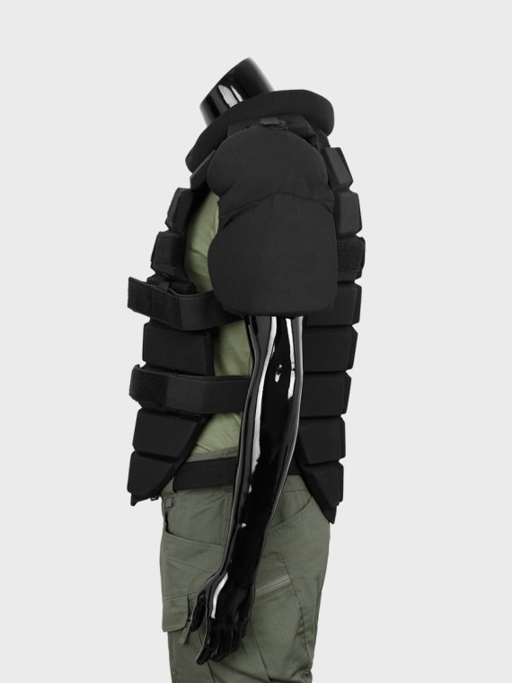MIL-TEC KAMIZELKA OCHRONNA ANTY RIOT BODY ARMOR CZARNA