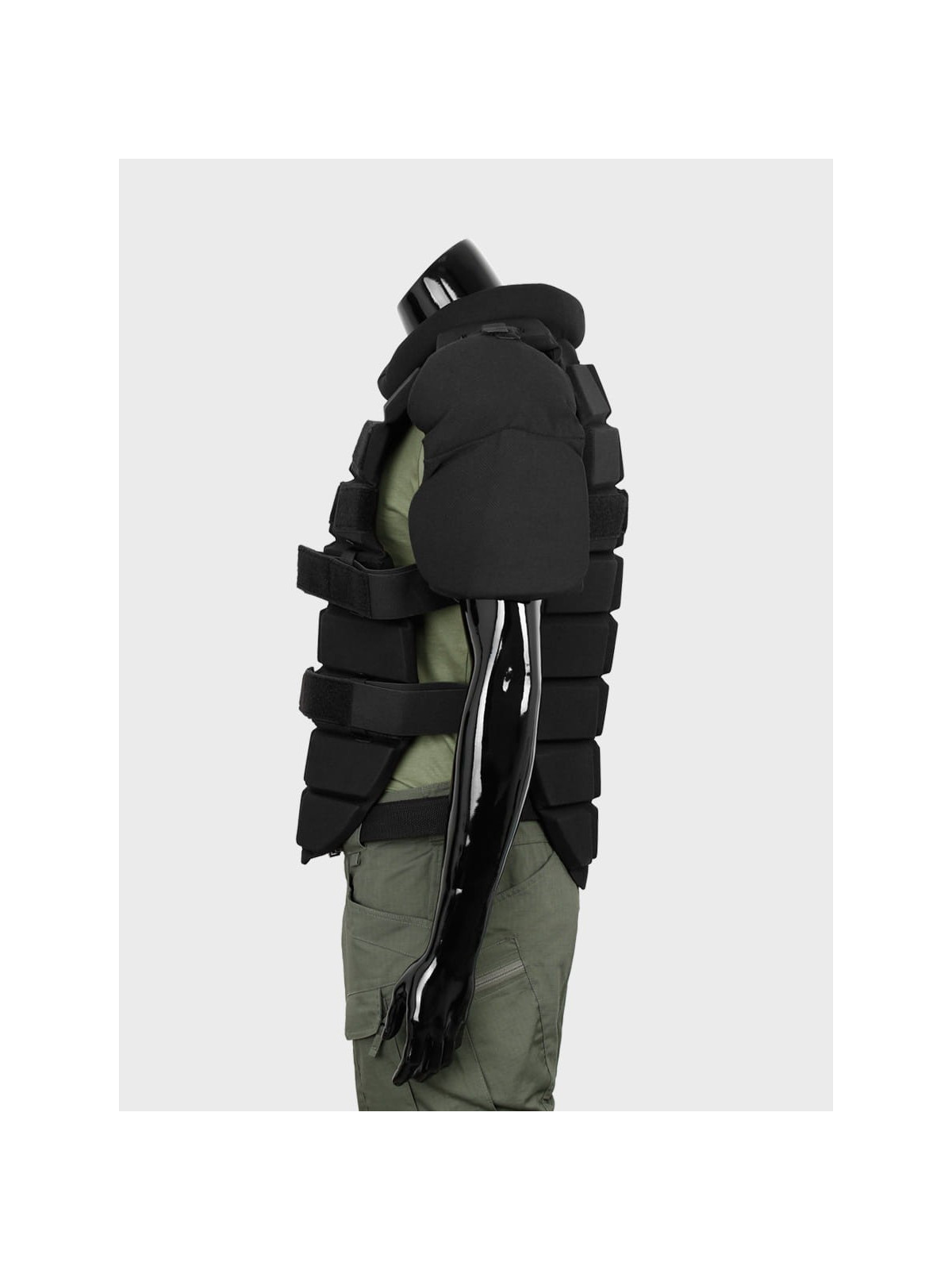 MIL-TEC KAMIZELKA OCHRONNA ANTY RIOT BODY ARMOR CZARNA