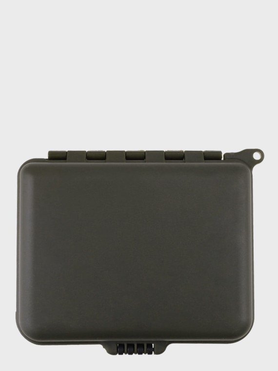MIL-TEC PUDEŁKO WODOODPORNE 11,2x10,5x3,5 cm OLIWKOWE