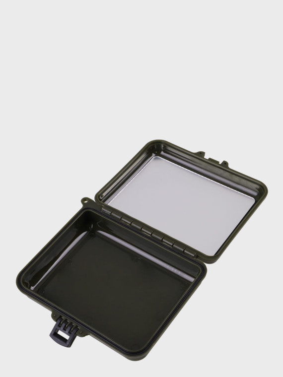 MIL-TEC PUDEŁKO WODOODPORNE 11,2x10,5x3,5 cm OLIWKOWE