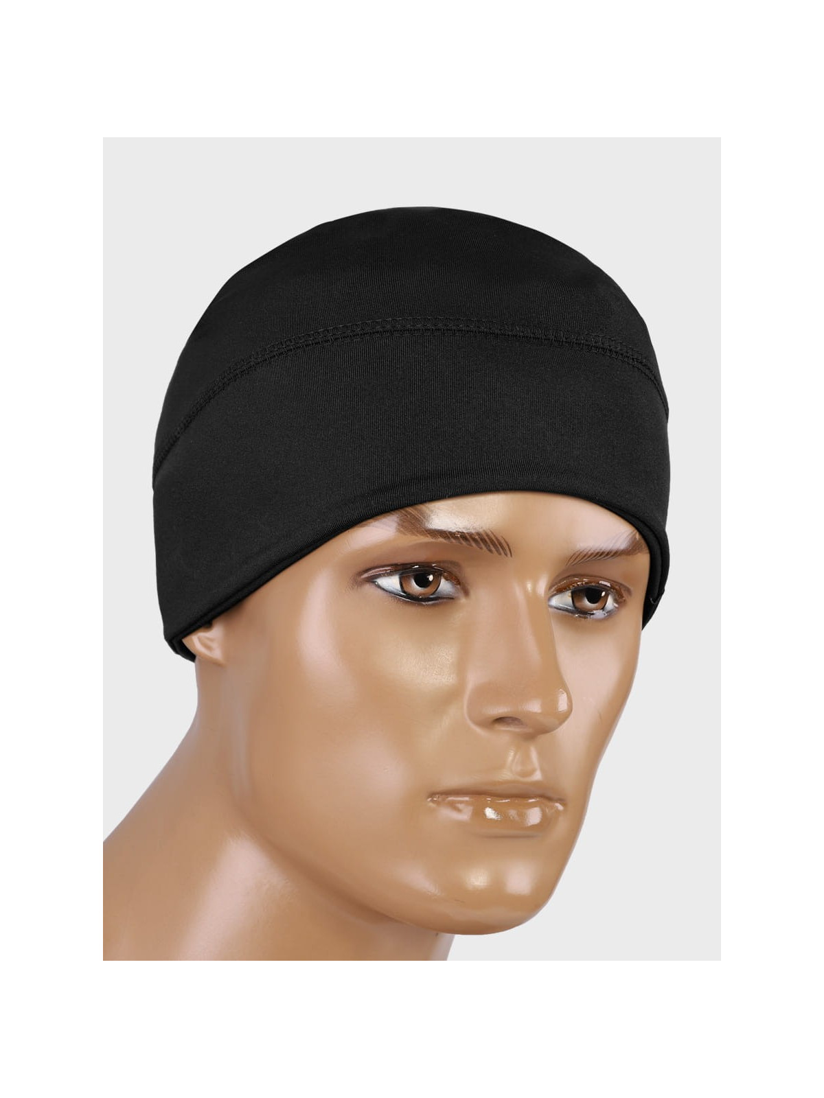MIL-TEC CZAPKA ZIMOWA MĘSKA POLAROWA ELASTIC FLEECE CZARNA