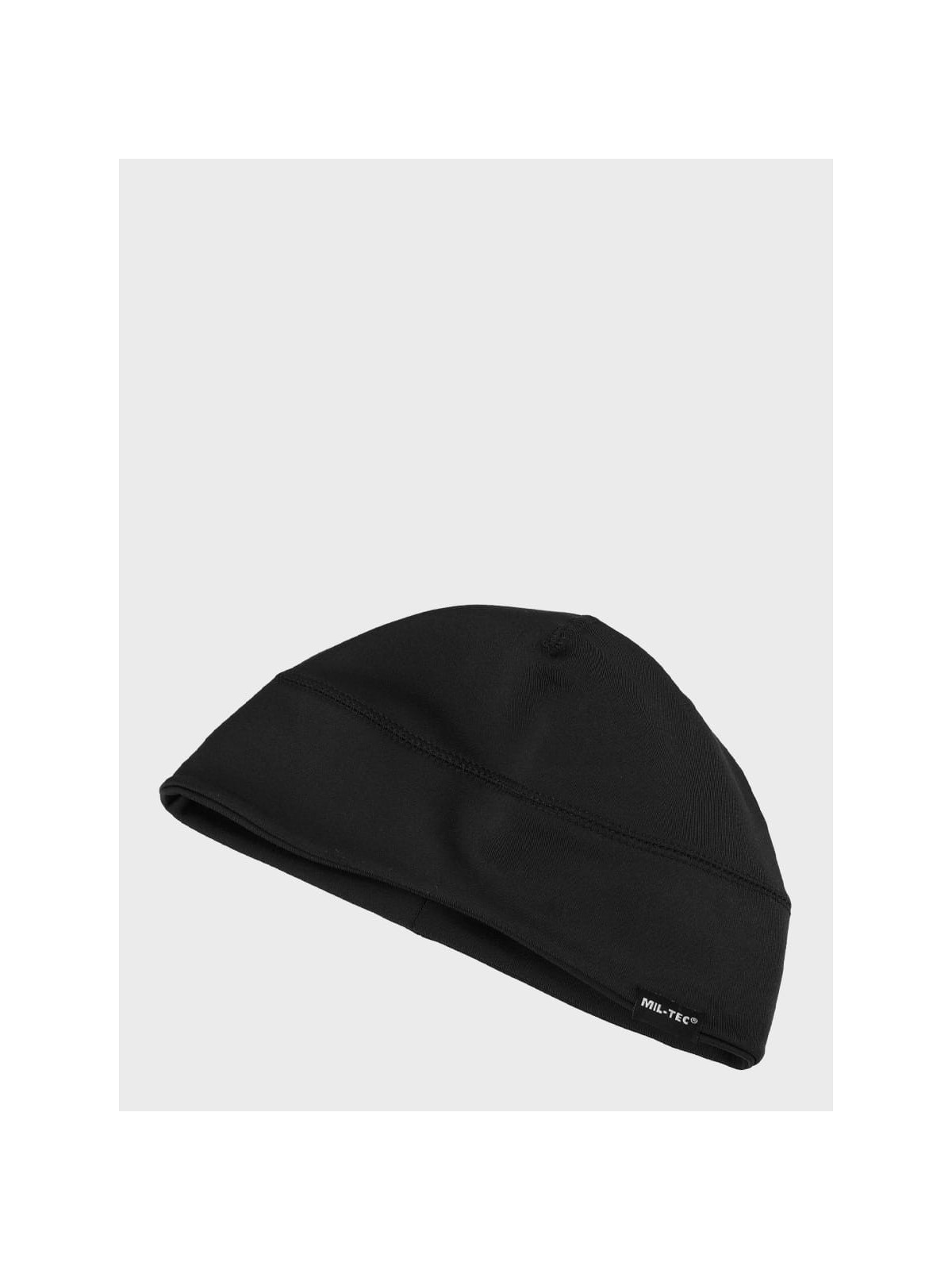 MIL-TEC CZAPKA ZIMOWA MĘSKA POLAROWA ELASTIC FLEECE CZARNA