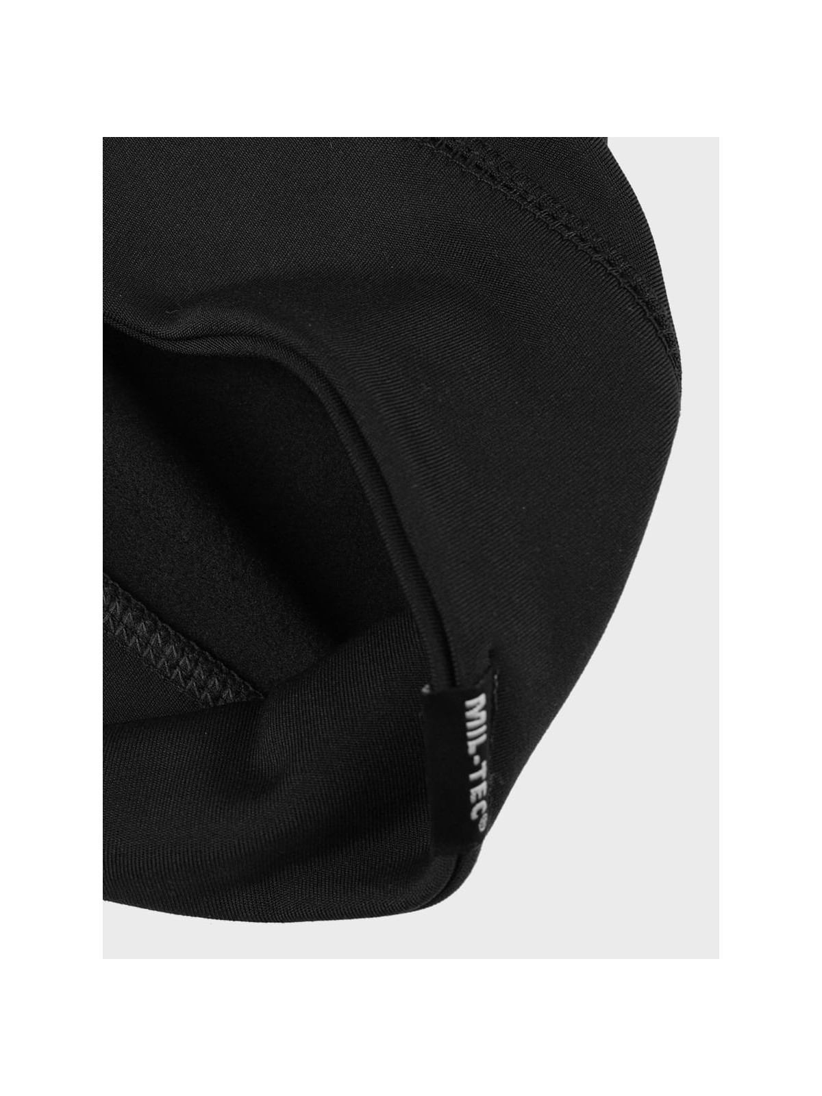 MIL-TEC CZAPKA ZIMOWA MĘSKA POLAROWA ELASTIC FLEECE CZARNA