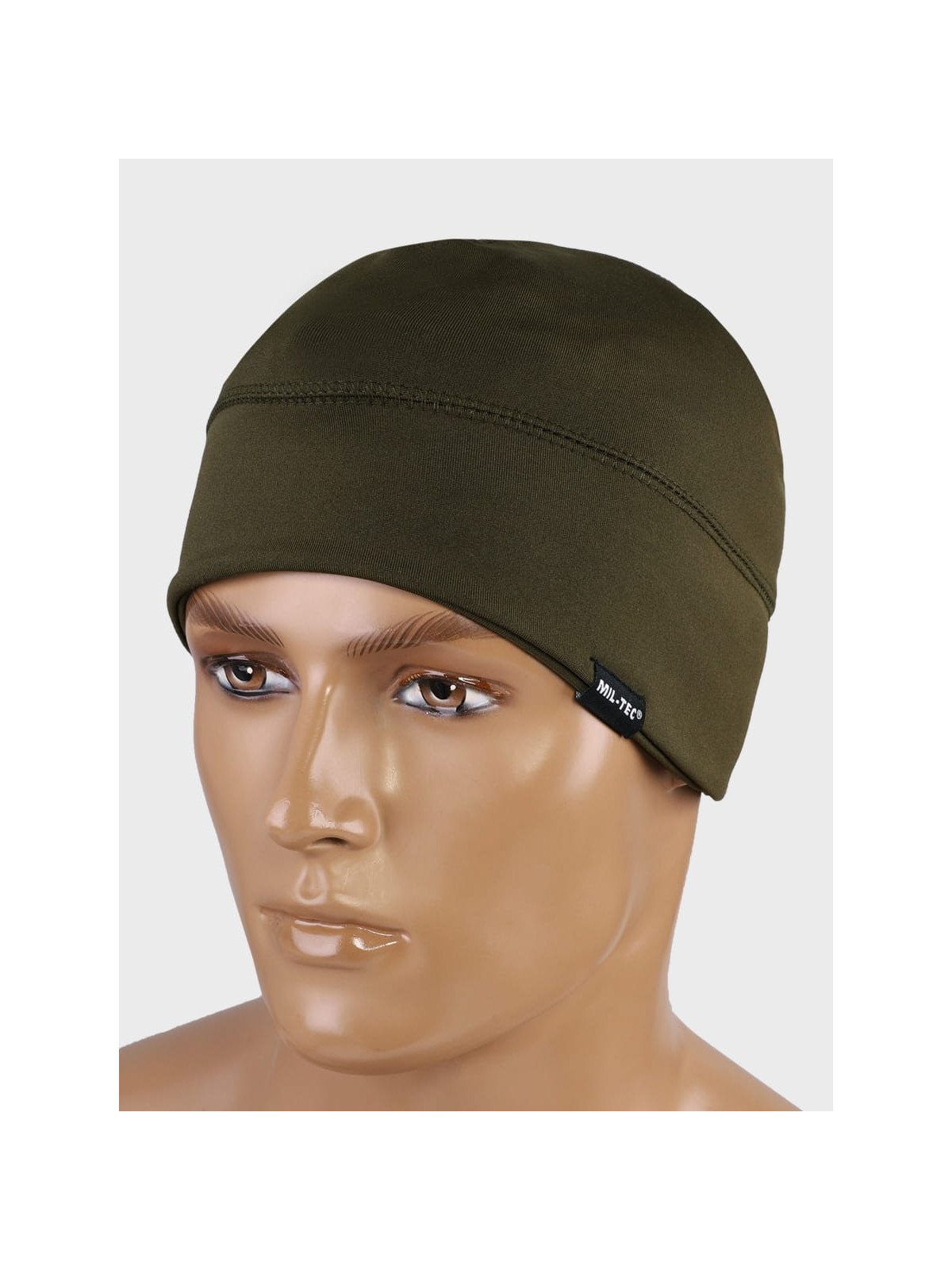 MIL-TEC CZAPKA ZIMOWA MĘSKA POLAROWA ELASTIC FLEECE OLIWKOWA