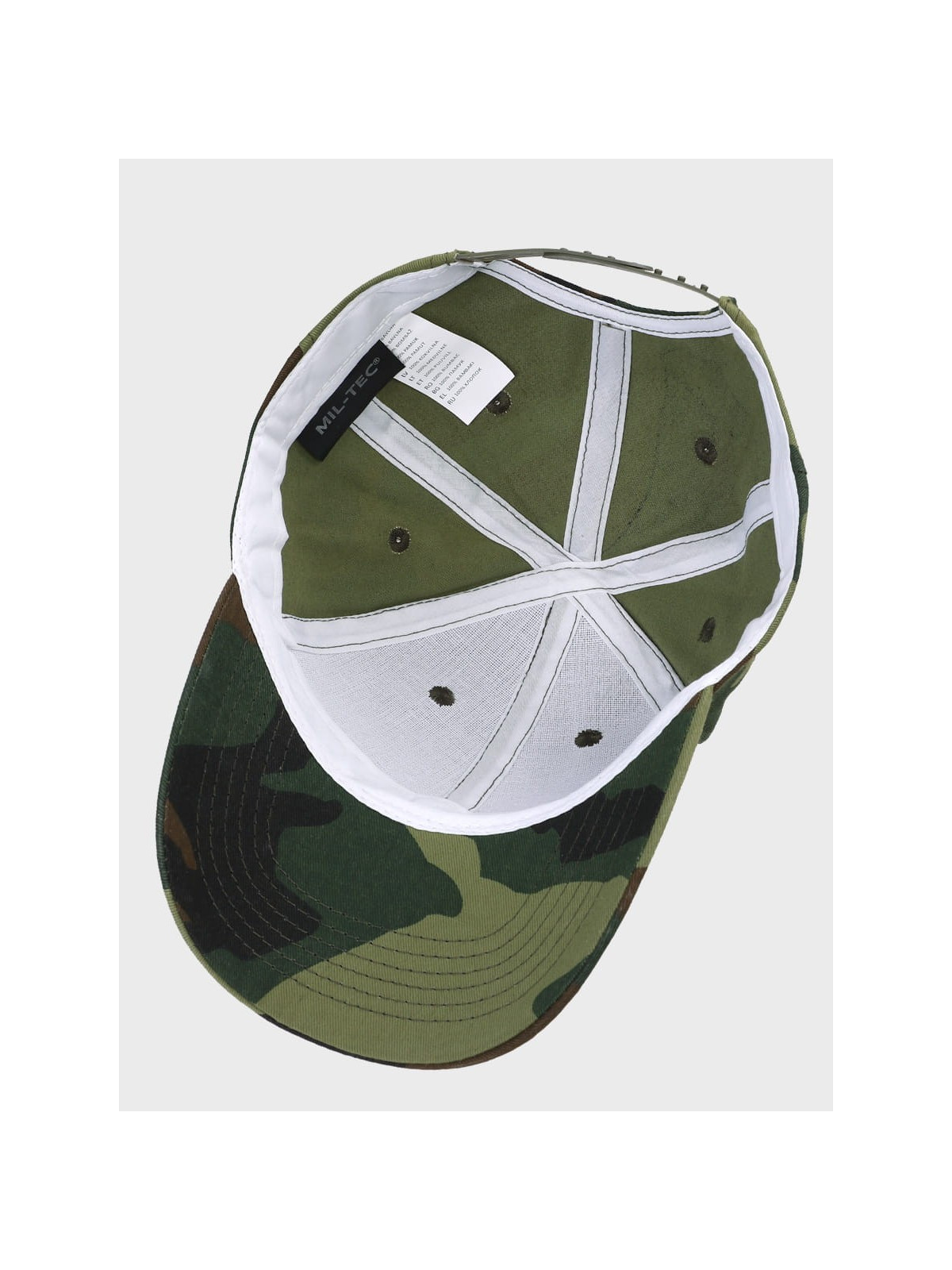 MIL-TEC CZAPKA Z DASZKIEM BEJSBOLÓWKA WOODLAND