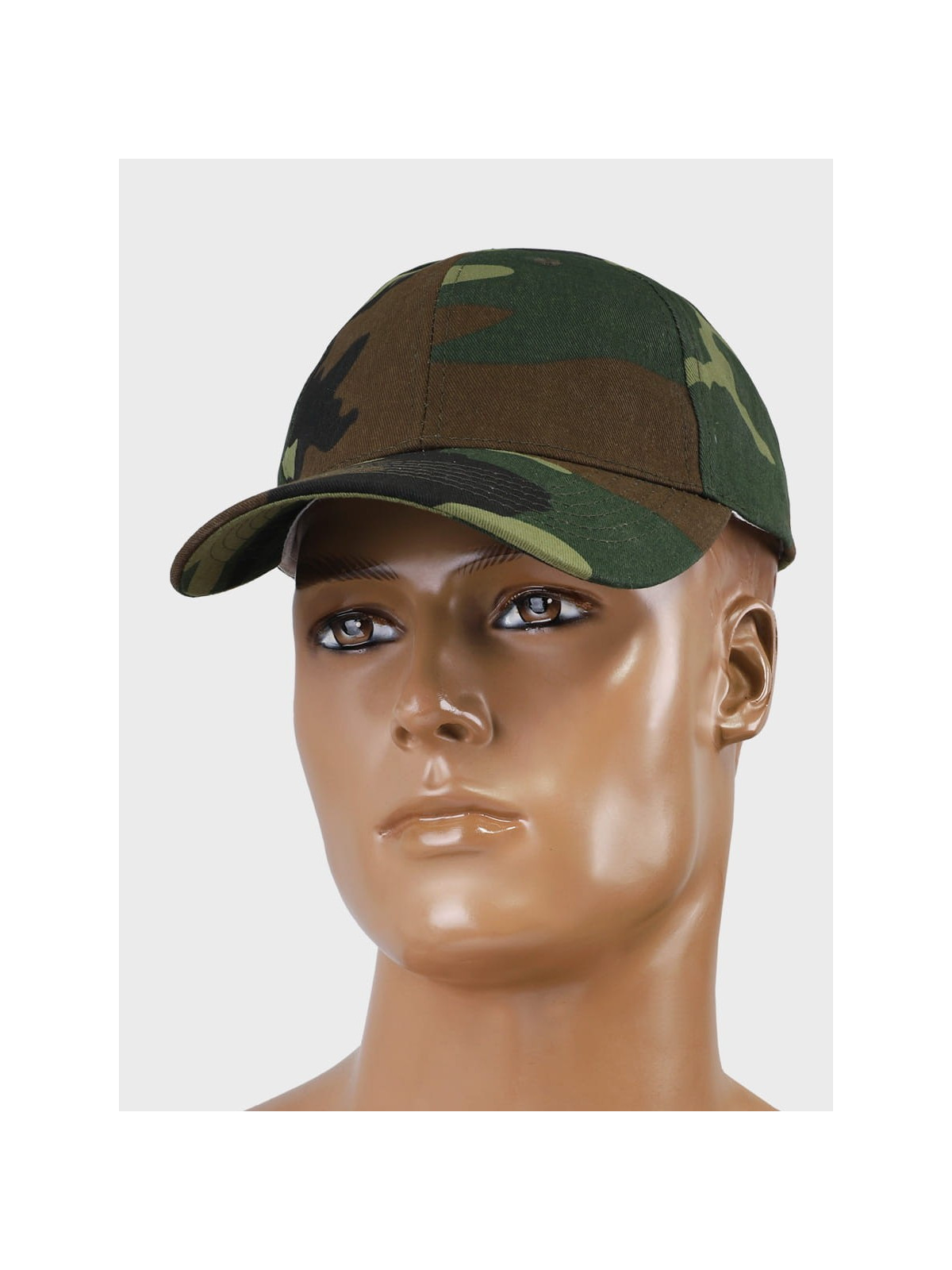MIL-TEC CZAPKA Z DASZKIEM BEJSBOLÓWKA WOODLAND