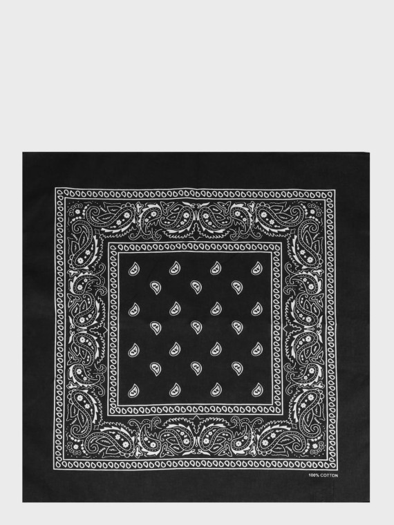 MIL-TEC CHUSTA BANDANA 54,5x54,5 CM WESTERN CZARNA