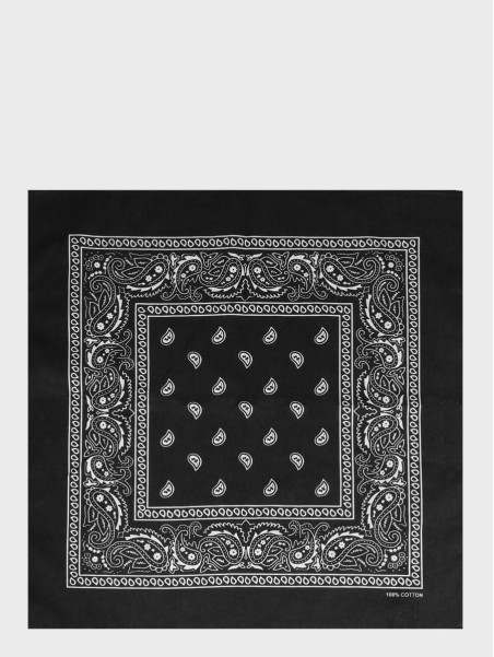 MIL-TEC CHUSTA BANDANA 54,5x54,5 CM WESTERN CZARNA