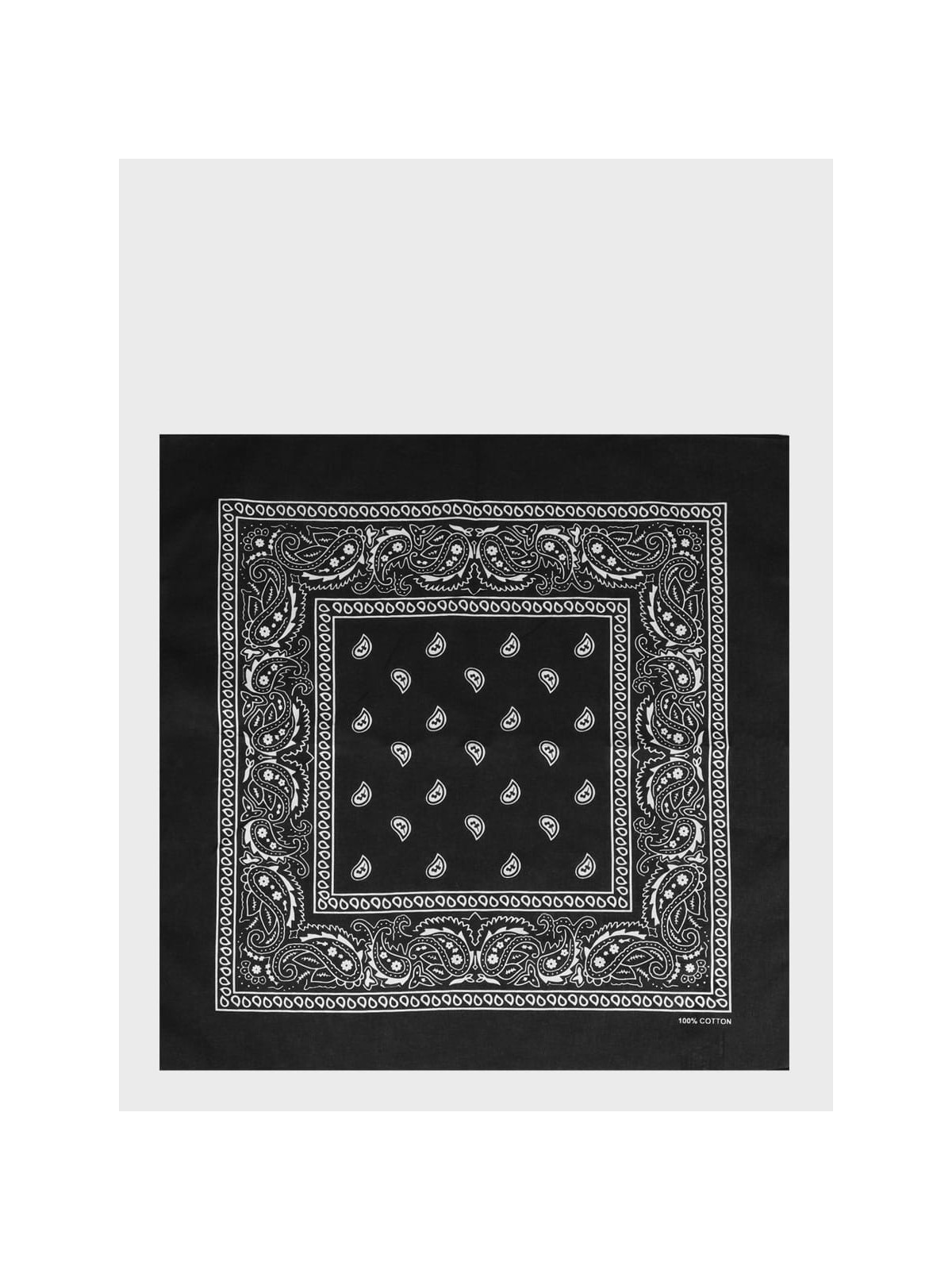MIL-TEC CHUSTA BANDANA 54,5x54,5 CM WESTERN CZARNA