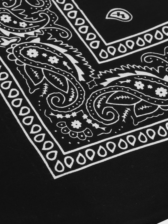MIL-TEC CHUSTA BANDANA 54,5x54,5 CM WESTERN CZARNA