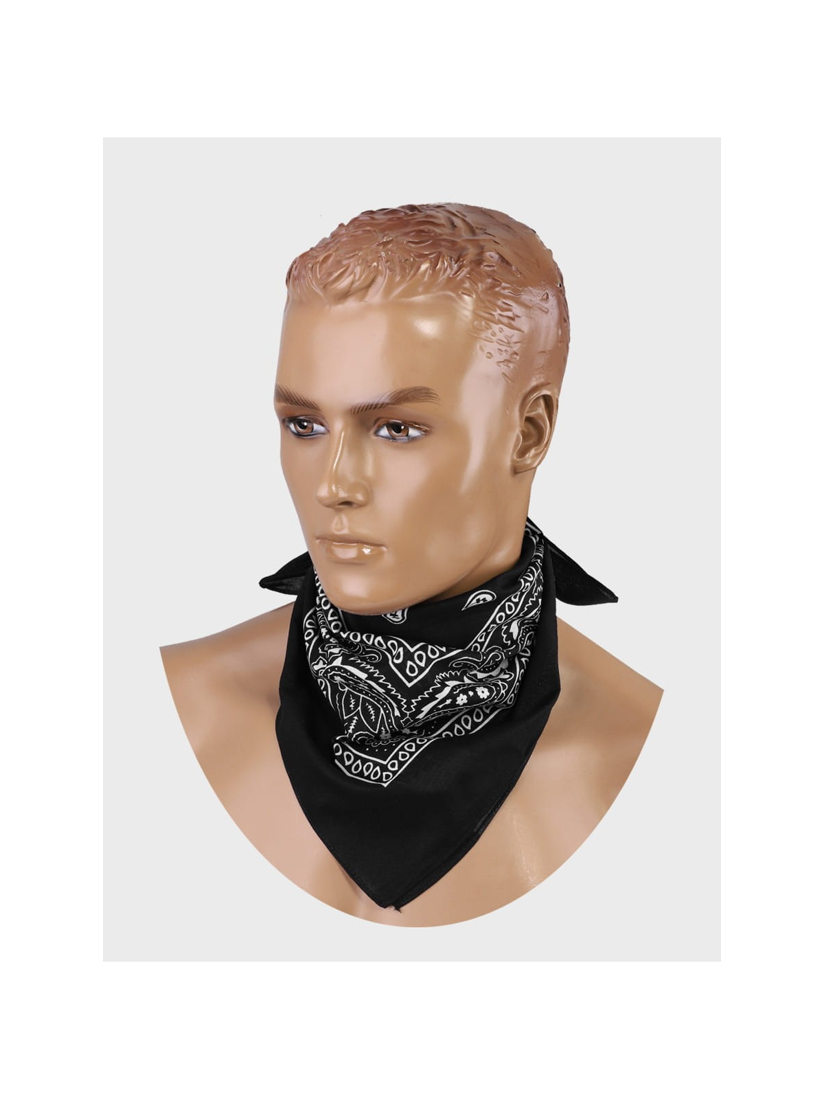 MIL-TEC CHUSTA BANDANA 54,5x54,5 CM WESTERN CZARNA