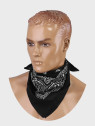 MIL-TEC CHUSTA BANDANA 54,5x54,5 CM WESTERN CZARNA