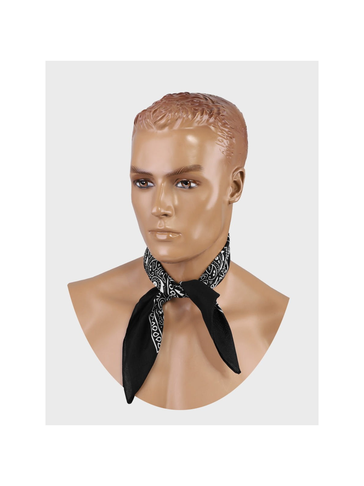 MIL-TEC CHUSTA BANDANA 54,5x54,5 CM WESTERN CZARNA