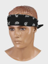 MIL-TEC CHUSTA BANDANA 54,5x54,5 CM WESTERN CZARNA