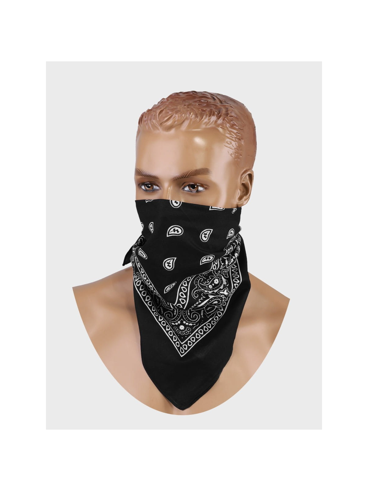 MIL-TEC CHUSTA BANDANA 54,5x54,5 CM WESTERN CZARNA