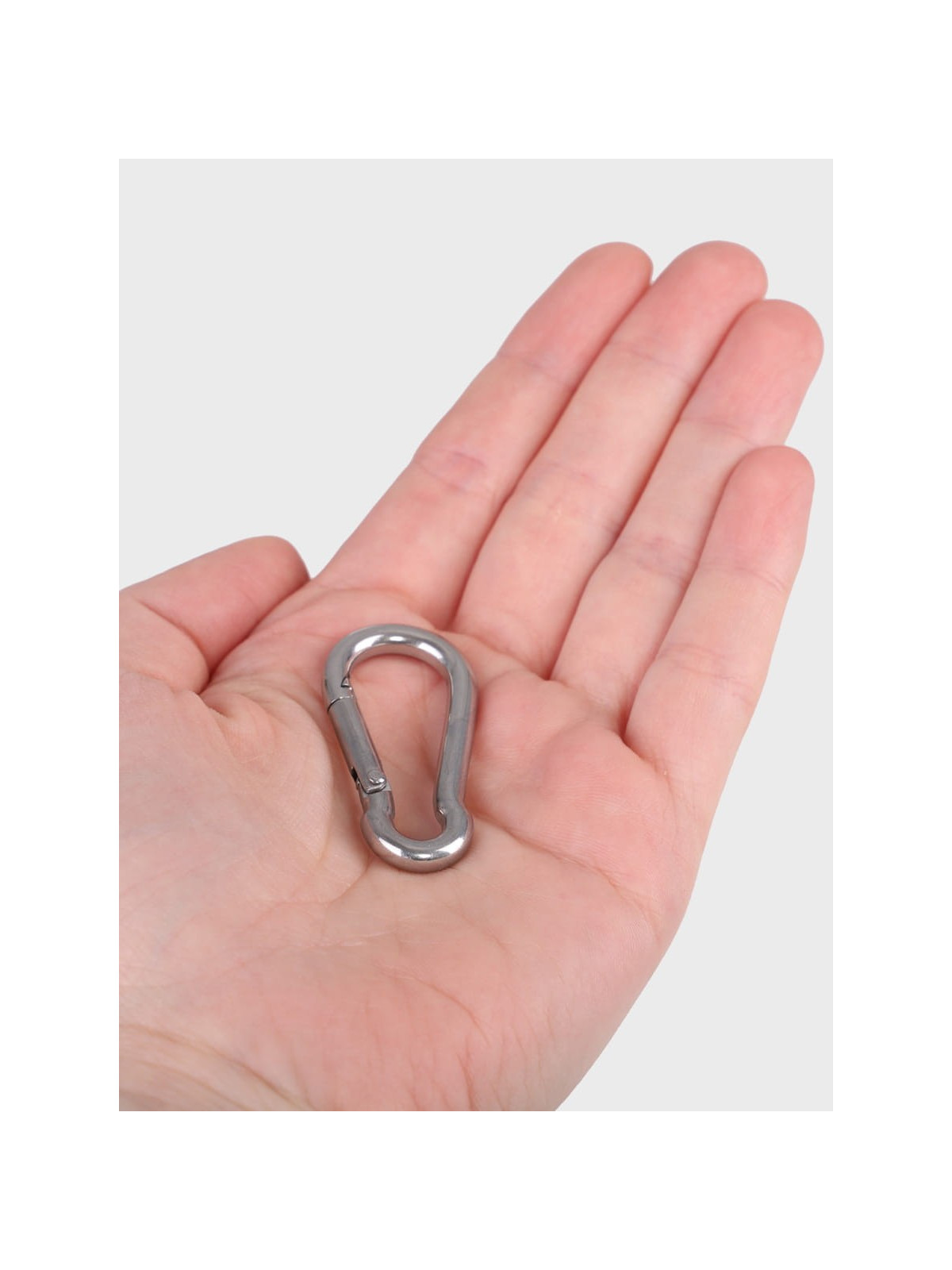 MIL-TEC KARABIŃCZYK KARABINEK STALOWY US OVAL 40x20mm