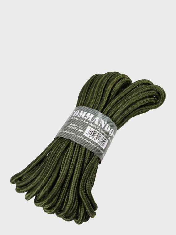 MIL-TEC LINA LINKA REPSZNUR COMMANDO 9mm X 15m 740KG OLIWKOWA