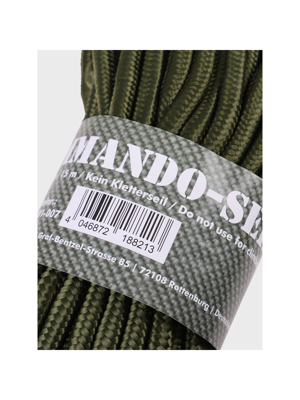 MIL-TEC LINA LINKA REPSZNUR COMMANDO 7mm x 15m 420 kg OLIWKOWA