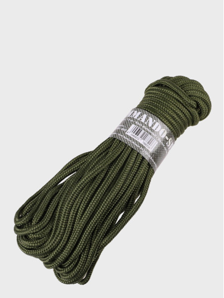 MIL-TEC LINA LINKA REPSZNUR COMMANDO 5mm x 15m 220kg OLIWKOWA