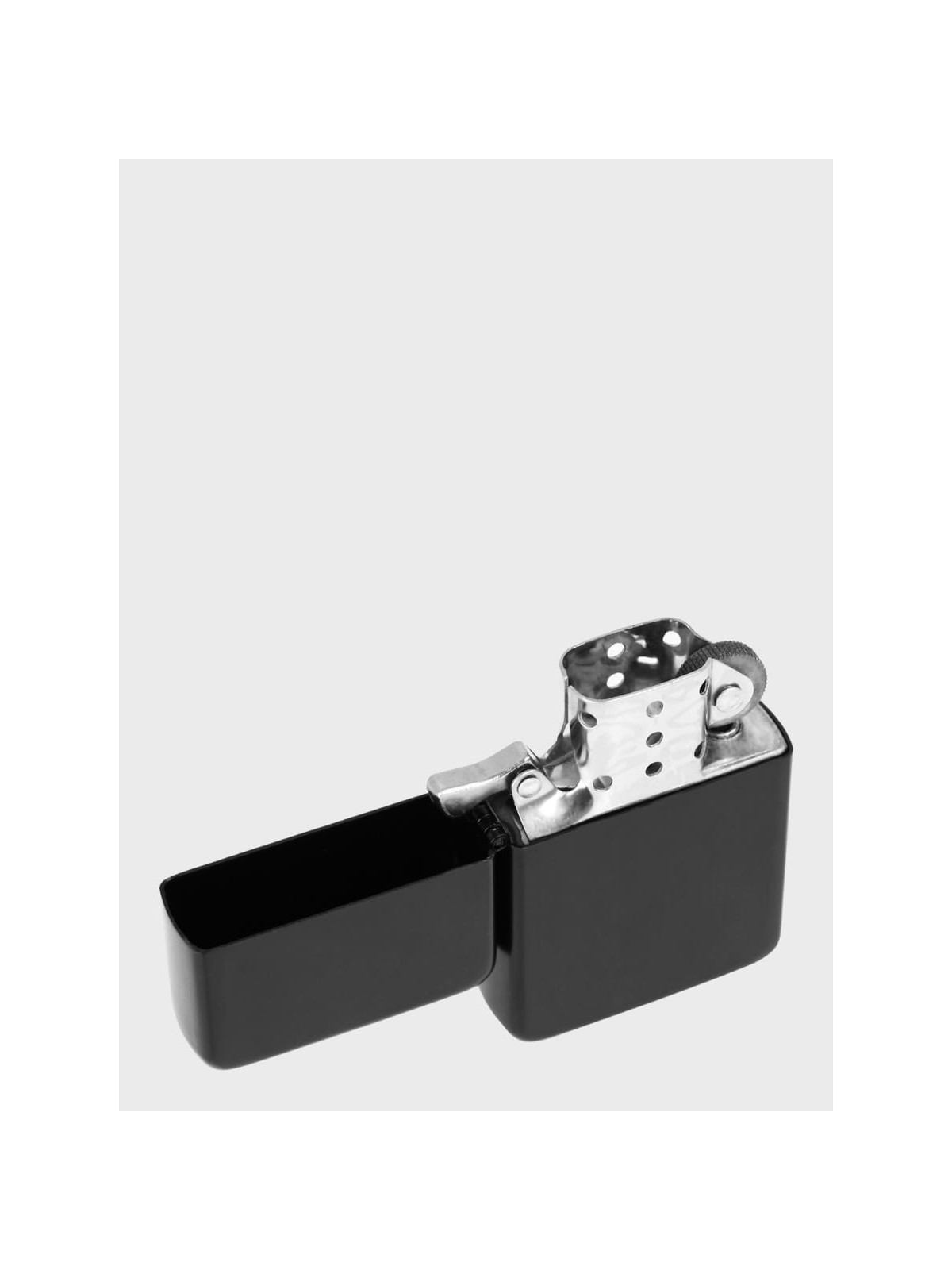 MIL-TEC ZAPALNICZKA BENZYNOWA typ ZIPPO STALOWA CZARNA