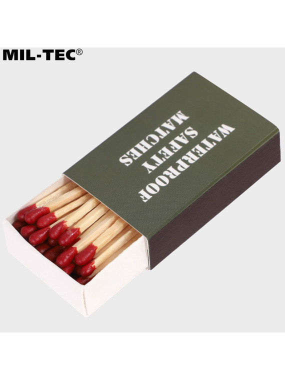 MIL-TEC ZAPAŁKI WOJSKOWE IMPREGNOWANE PARAFINĄ 38 SZT.