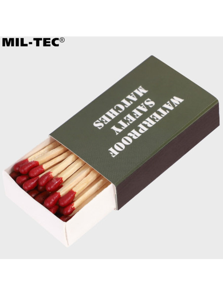 MIL-TEC ZAPAŁKI WOJSKOWE IMPREGNOWANE PARAFINĄ 38 SZT.