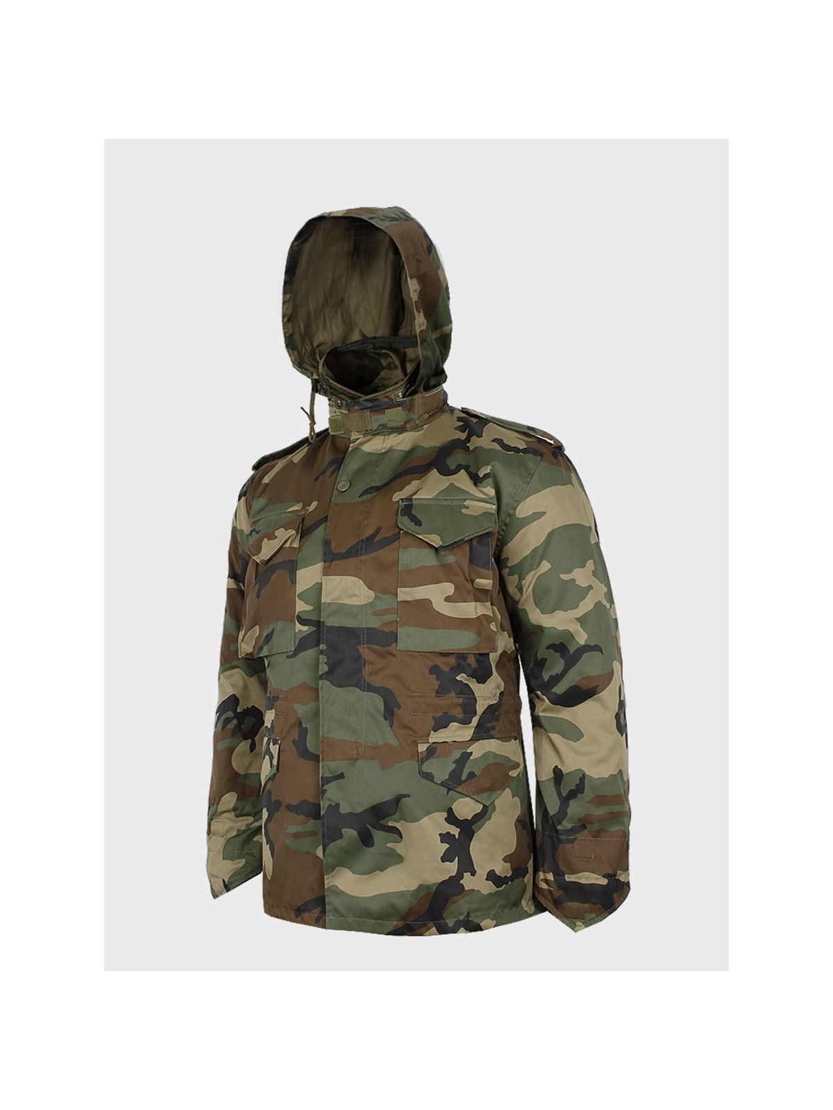 MIL-TEC KURTKA WOJSKOWA M65 PODPINKA 2w1 WOODLAND XXL