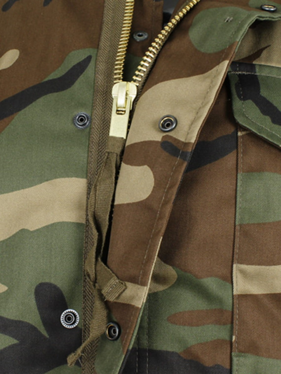 MIL-TEC KURTKA WOJSKOWA M65 PODPINKA 2w1 WOODLAND XXL