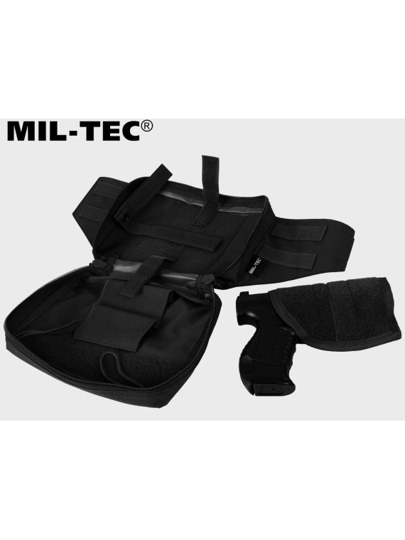 MIL-TEC TORBA BIODROWA NERKA KABURA NA PISTOLET CZARNA