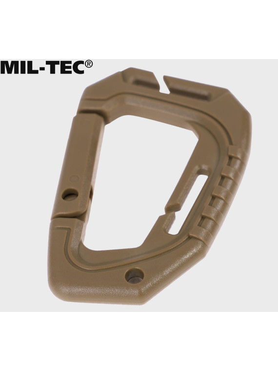 MIL-TEC KARABIŃCZYK TAKTYCZNY KARABINEK MOLLE 2 SZT. COYOTE
