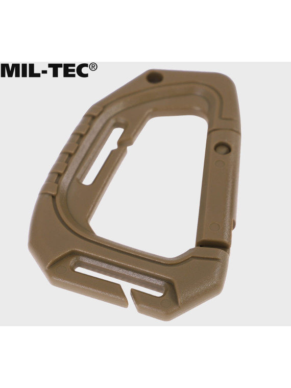 MIL-TEC KARABIŃCZYK TAKTYCZNY KARABINEK MOLLE 2 SZT. COYOTE