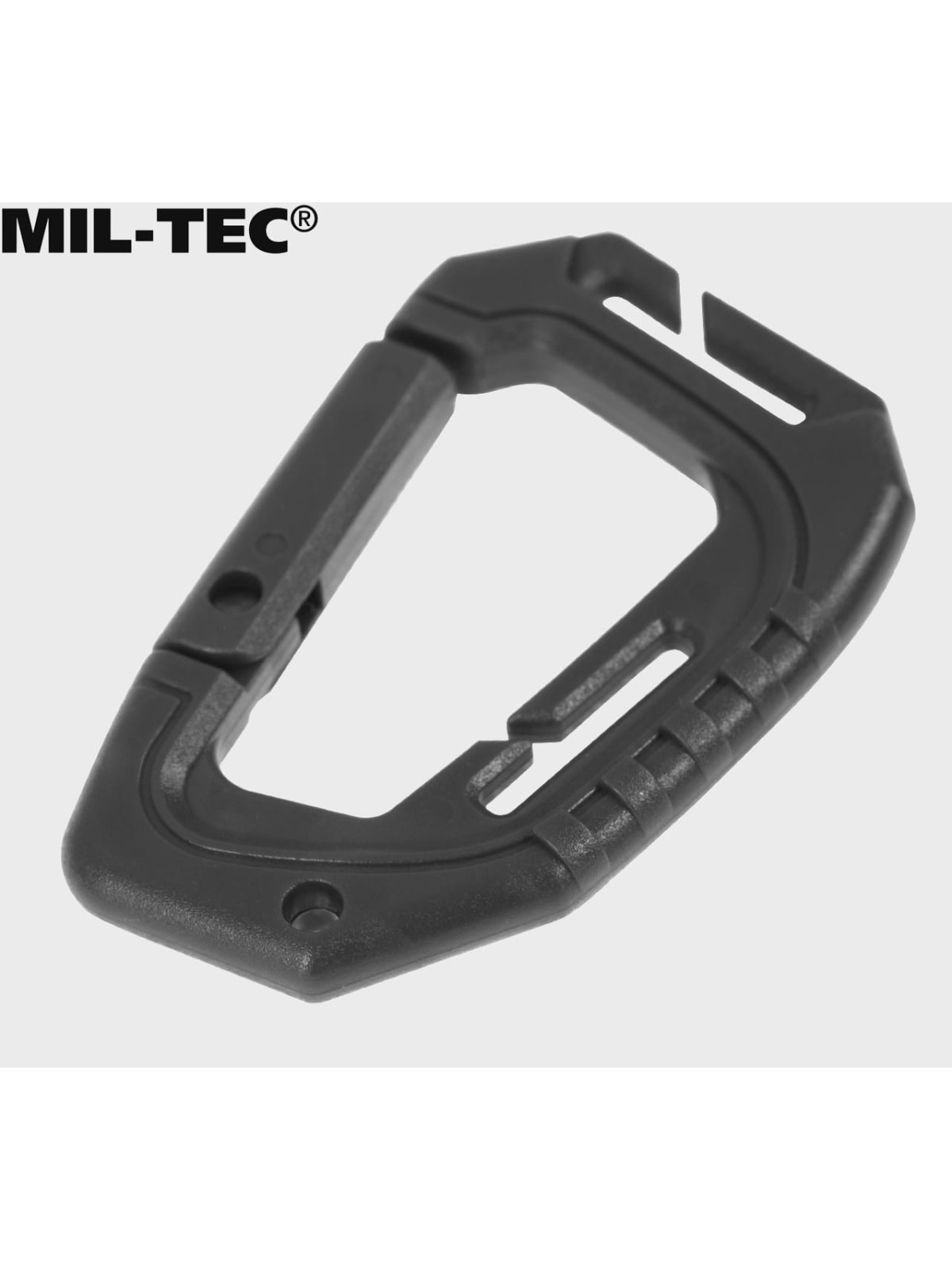 MIL-TEC KARABIŃCZYK TAKTYCZNY KARABINEK MOLLE 2 SZT. CZARNY