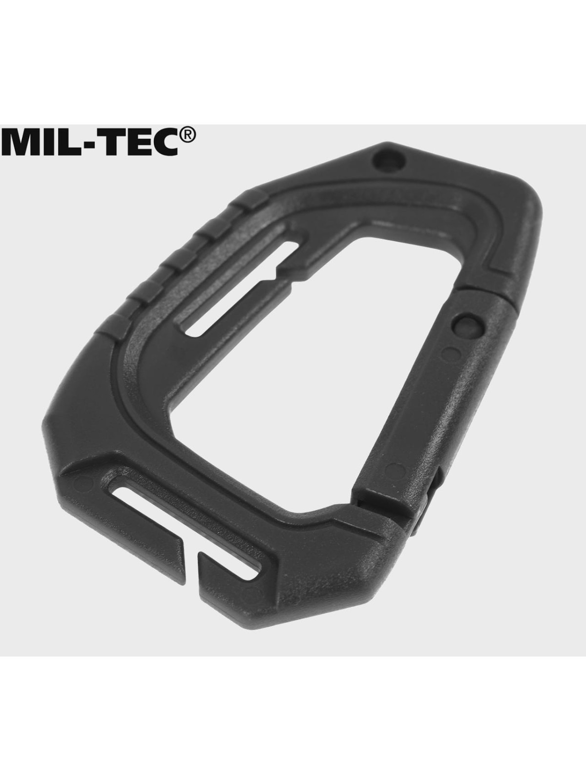 MIL-TEC KARABIŃCZYK TAKTYCZNY KARABINEK MOLLE 2 SZT. CZARNY