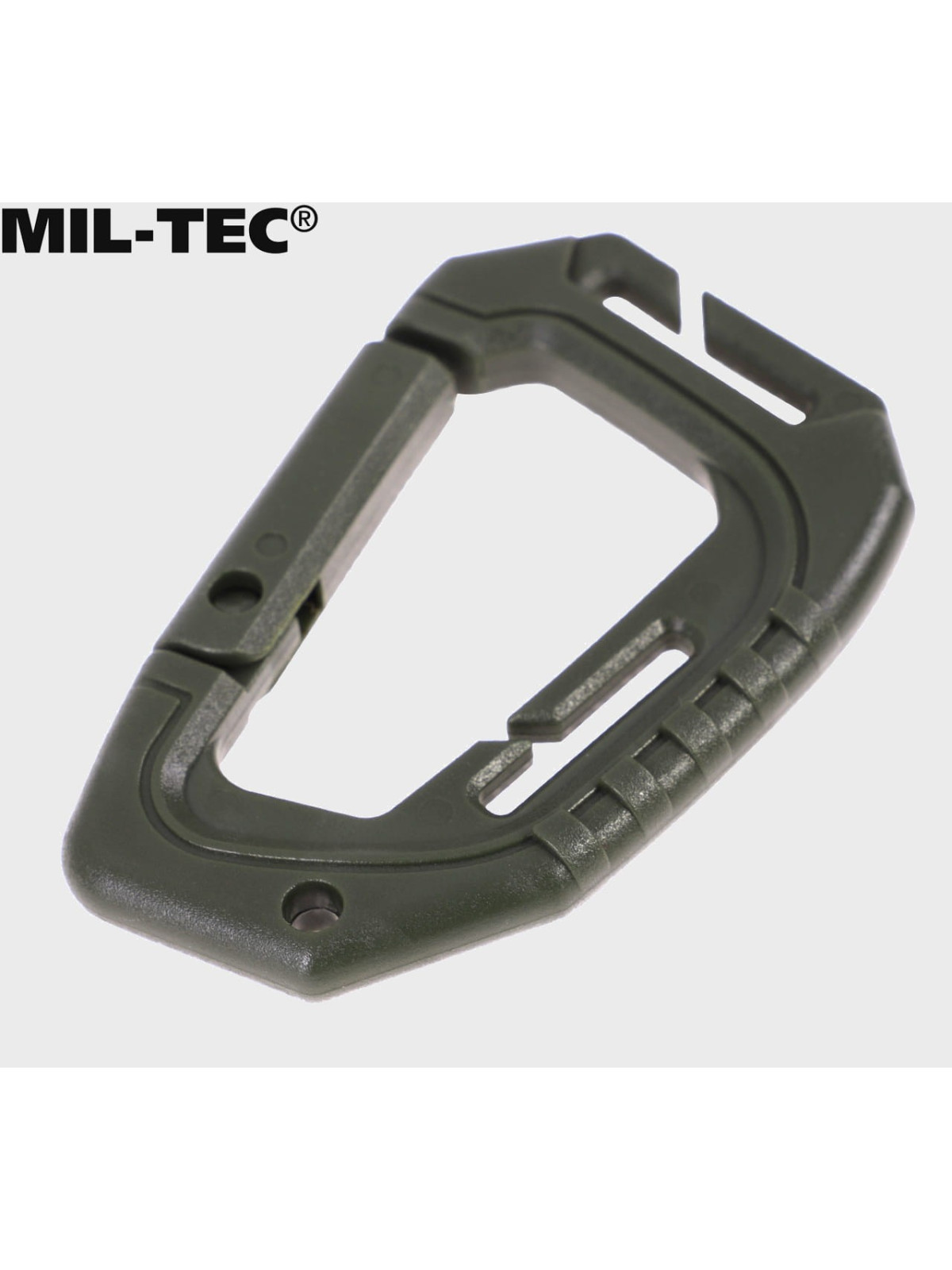 MIL-TEC KARABIŃCZYK TAKTYCZNY KARABINEK MOLLE 2 SZT. OLIWKOWY