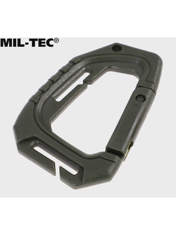 MIL-TEC KARABIŃCZYK TAKTYCZNY KARABINEK MOLLE 2 SZT. OLIWKOWY