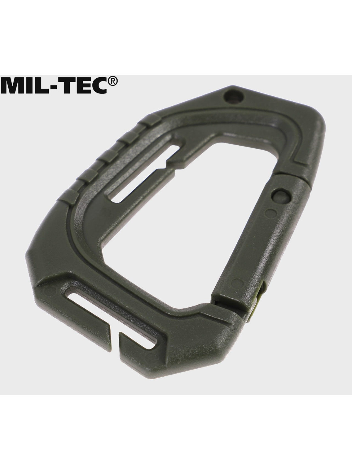 MIL-TEC KARABIŃCZYK TAKTYCZNY KARABINEK MOLLE 2 SZT. OLIWKOWY