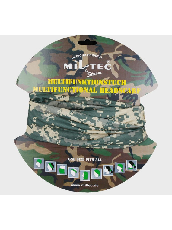MIL-TEC SZAL WIELOFUNKCYJNY KOMINIARKA WOJSKOWA AT-DIGITAL