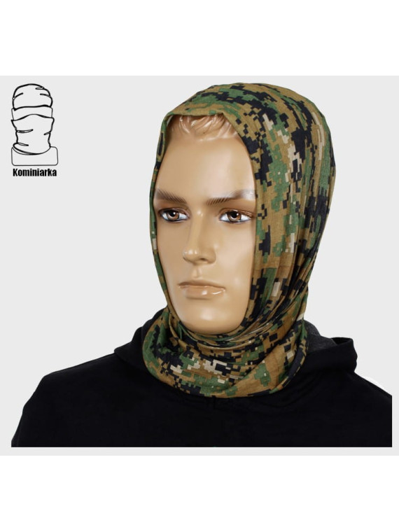 MIL-TEC SZAL WIELOFUNKCYJNY KOMINIARKA WOJSKOWA MARPAT DIGITAL