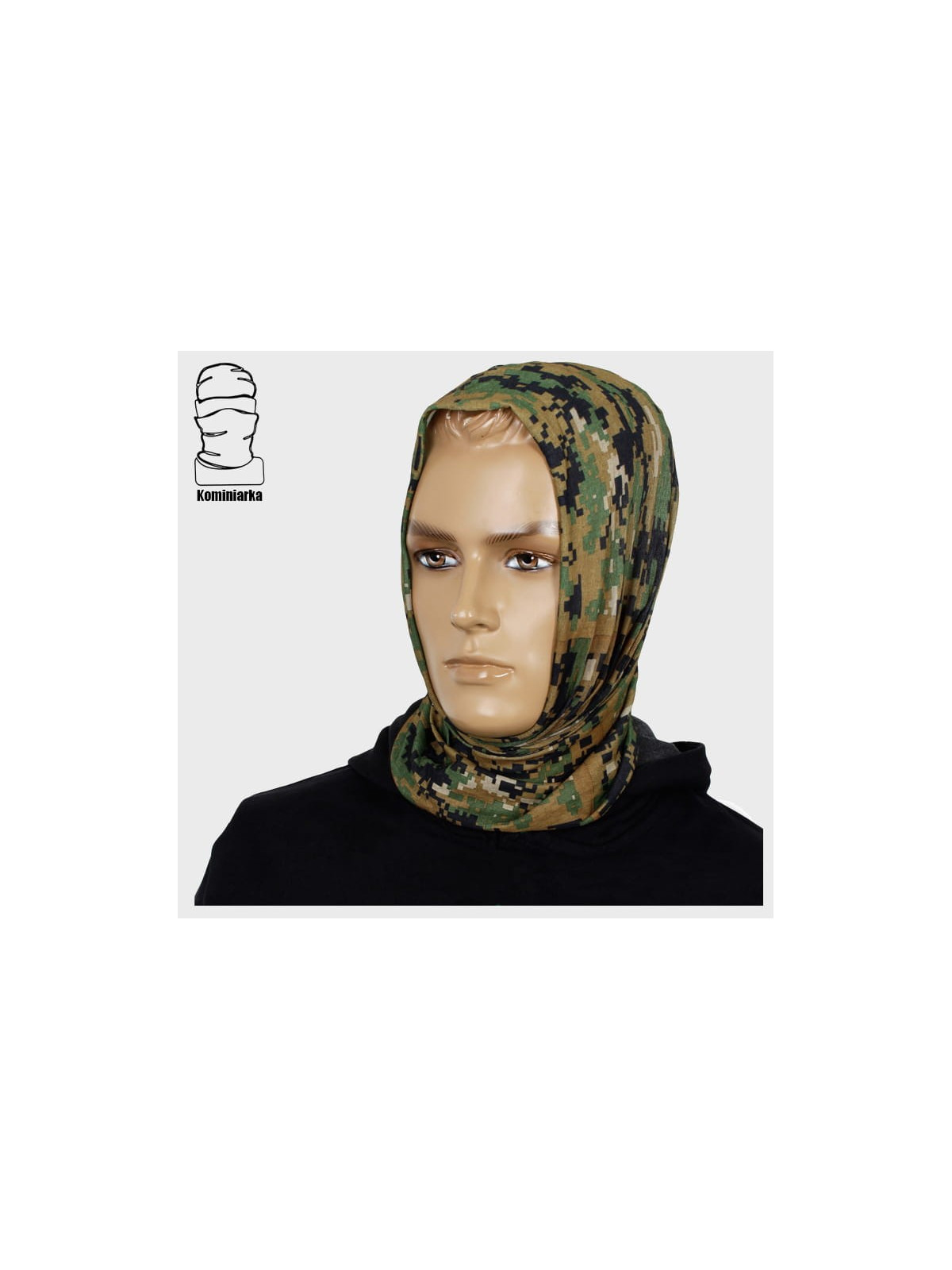 MIL-TEC SZAL WIELOFUNKCYJNY KOMINIARKA WOJSKOWA MARPAT DIGITAL