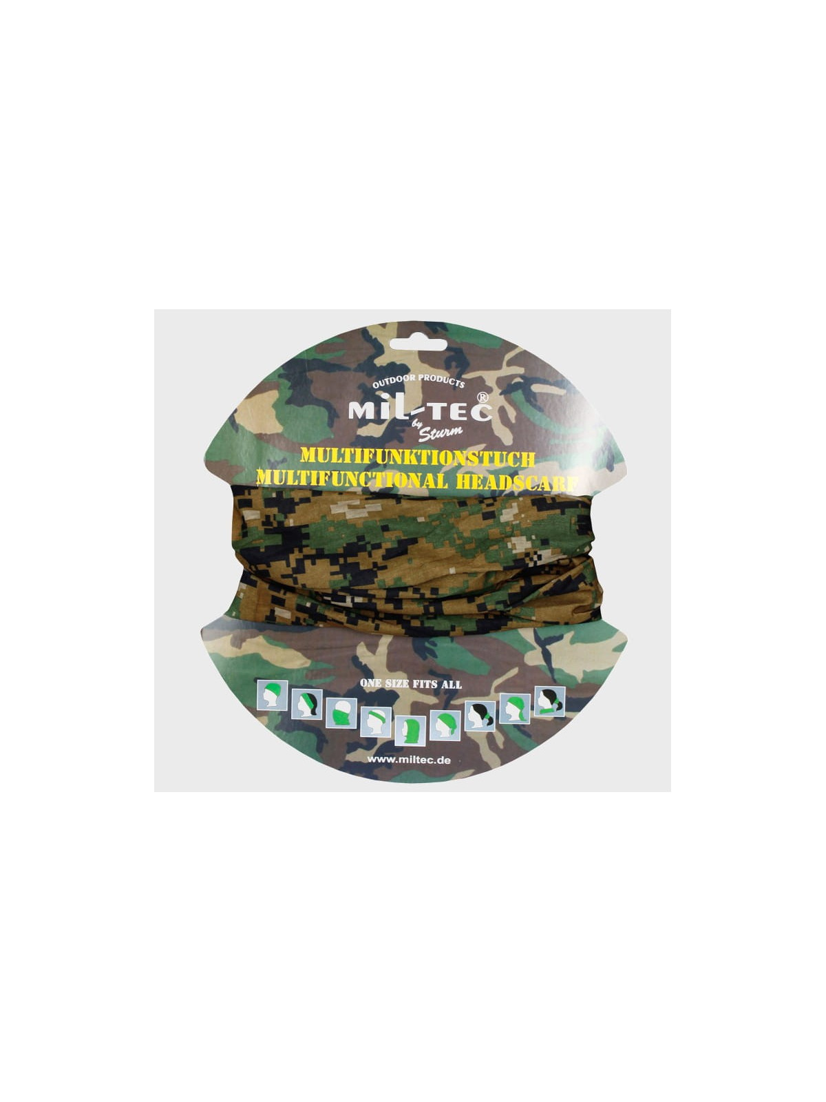 MIL-TEC SZAL WIELOFUNKCYJNY KOMINIARKA WOJSKOWA MARPAT DIGITAL