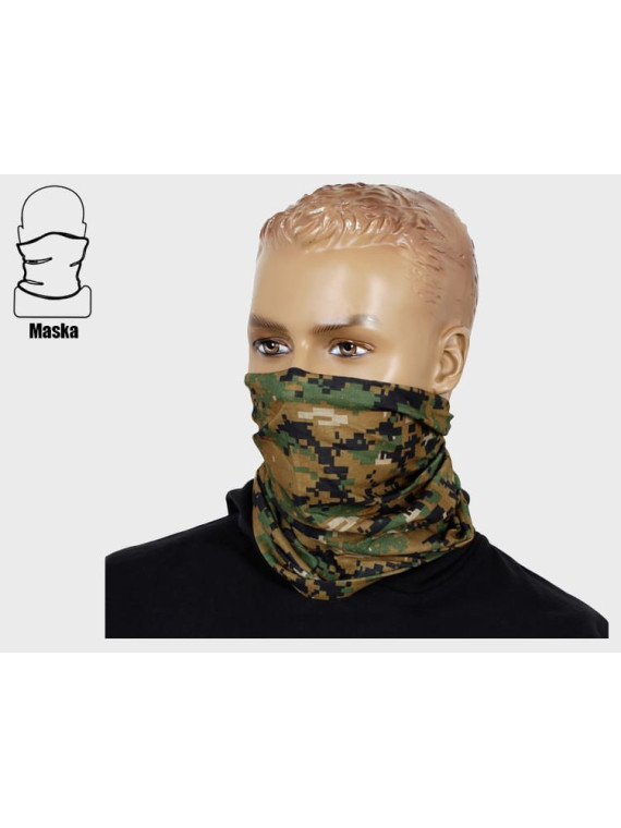 MIL-TEC SZAL WIELOFUNKCYJNY KOMINIARKA WOJSKOWA MARPAT DIGITAL