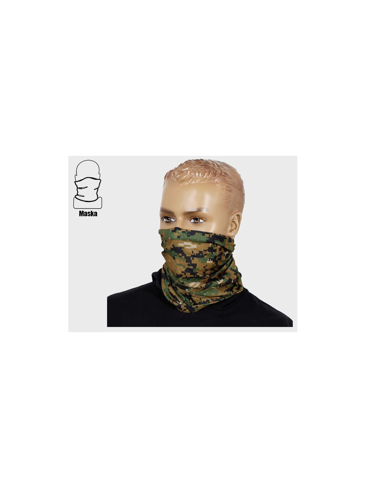 MIL-TEC SZAL WIELOFUNKCYJNY KOMINIARKA WOJSKOWA MARPAT DIGITAL