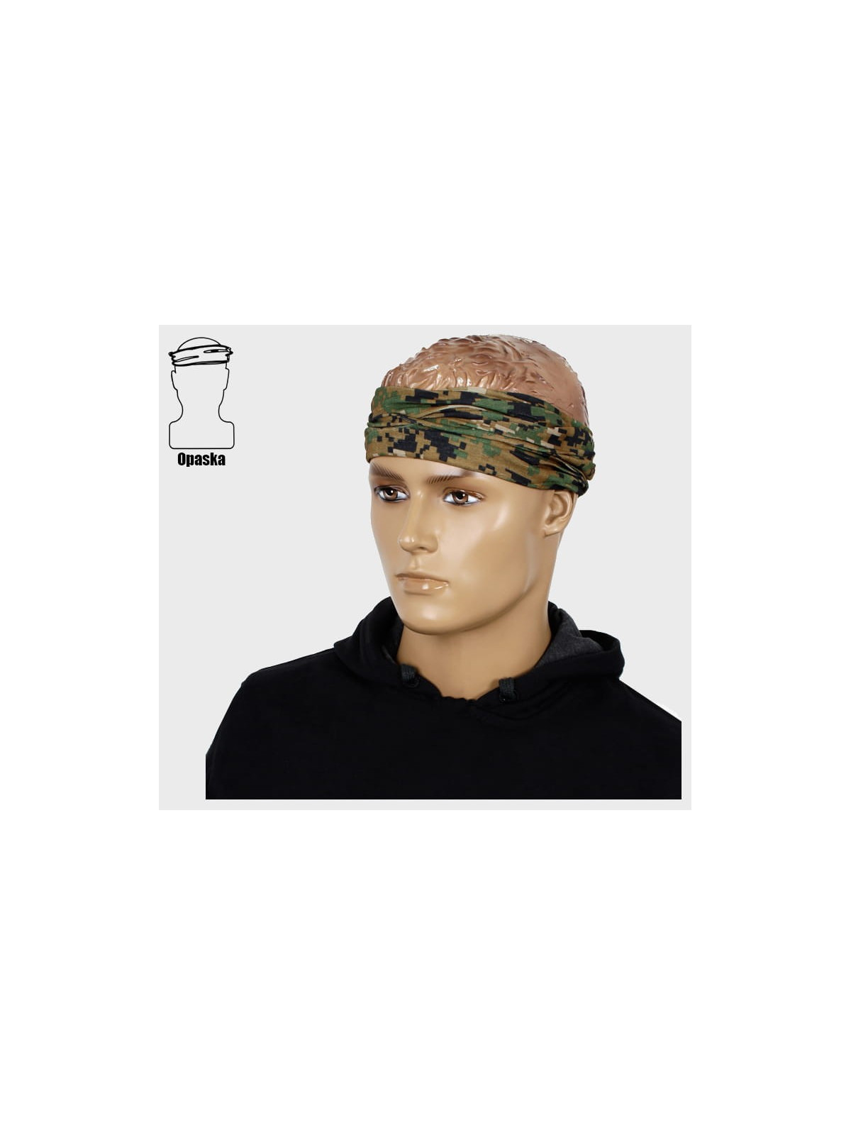 MIL-TEC SZAL WIELOFUNKCYJNY KOMINIARKA WOJSKOWA MARPAT DIGITAL