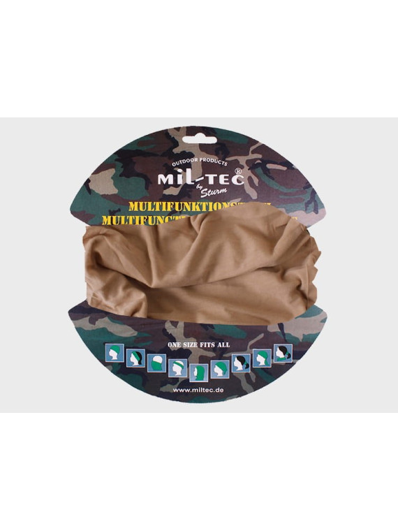 MIL-TEC SZAL WIELOFUNKCYJNY KOMINIARKA WOJSKOWA KHAKI