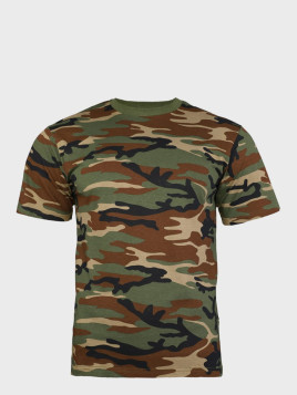 MIL-TEC KOSZULKA T-SHIRT BAWEŁNA WOODLAND 3XL