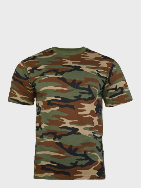 MIL-TEC KOSZULKA T-SHIRT BAWEŁNA WOODLAND 3XL