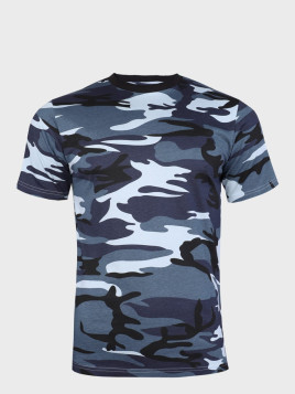 MIL-TEC KOSZULKA T-SHIRT BAWEŁNA SKY BLUE 3XL