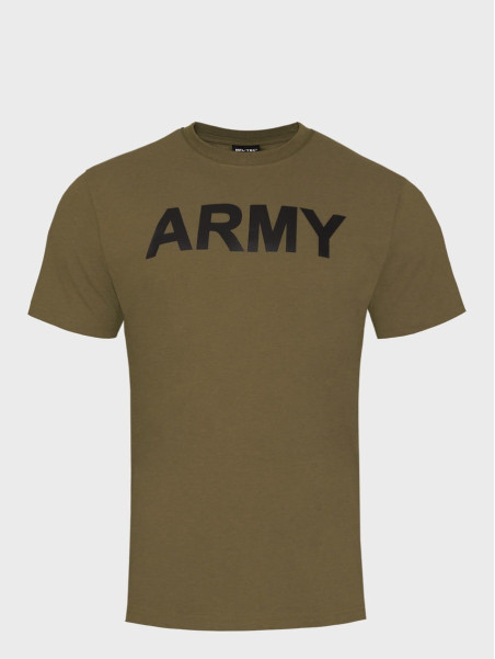 MIL-TEC KOSZULKA T-SHIRT ARMY BAWEŁNA OLIWKOWA L