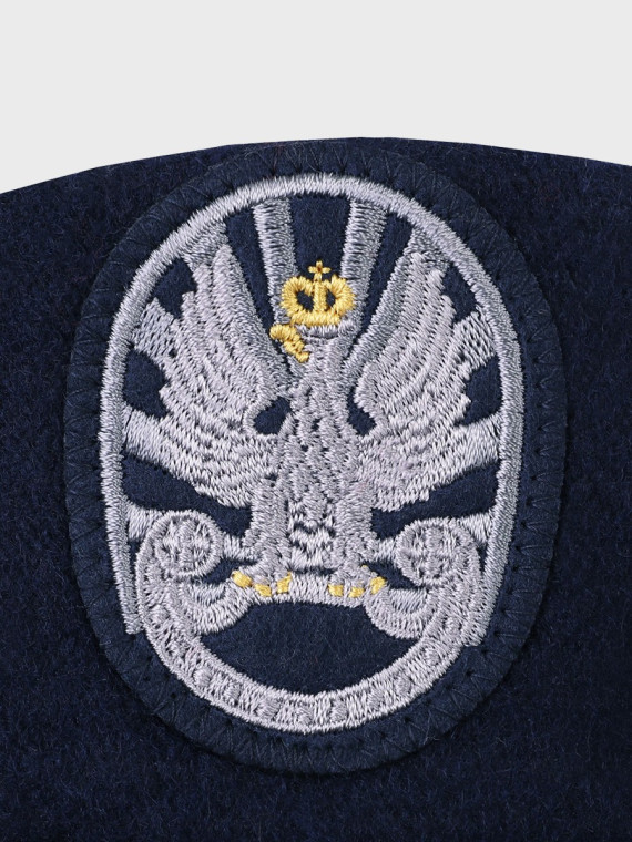 BB-TEX Polski Beret Kadetów z Orłem Granatowy 52