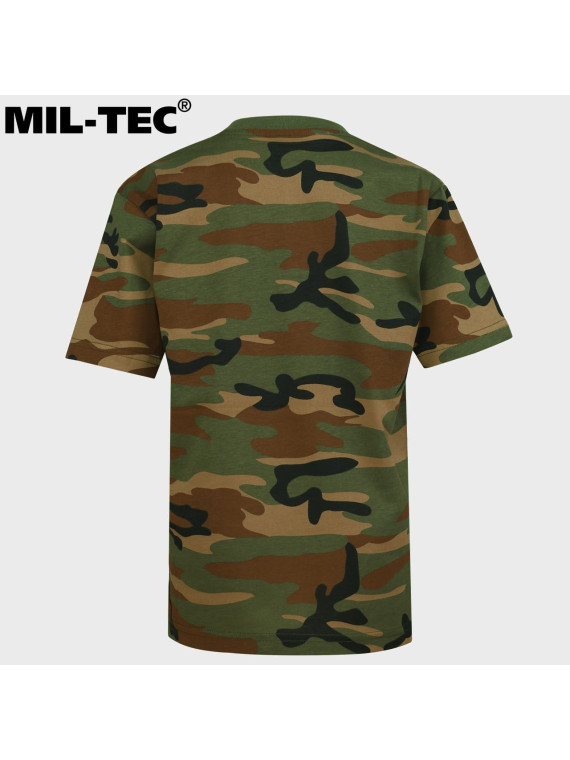 MIL-TEC KOSZULKA DZIECIĘCA T-SHIRT KIDS BAWEŁNA WOODLAND L